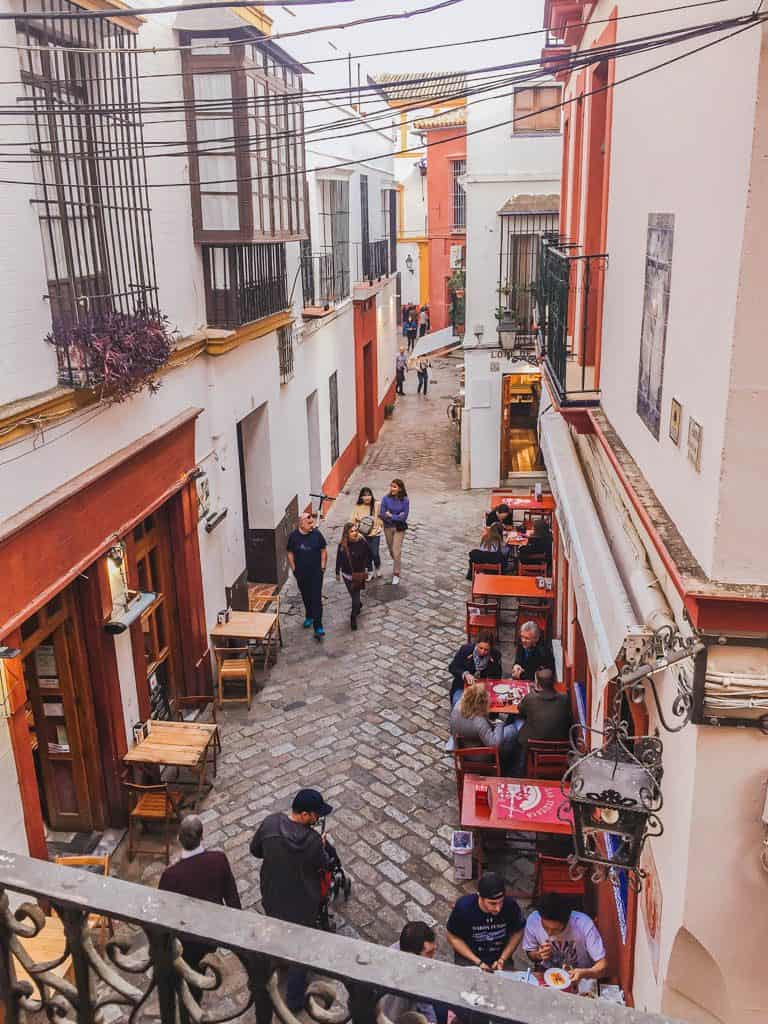 view from our apartment in Seville, Spain