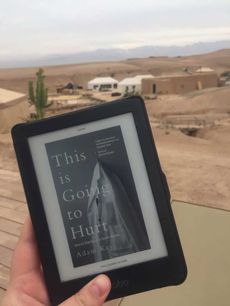 My 2020 Reading List (so far) 3 E-reader in the Agafay Desert, Morocco