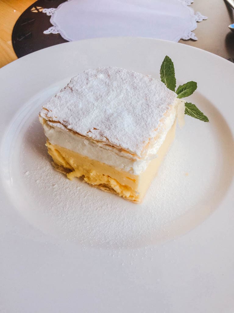 One Week in Slovenia 12 Bled Cream Cake