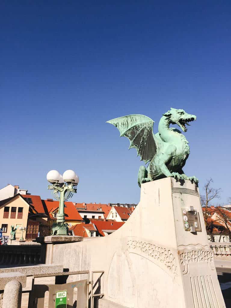 One Week in Slovenia 19 Dragon Bridge in Ljubljana, Slovenia