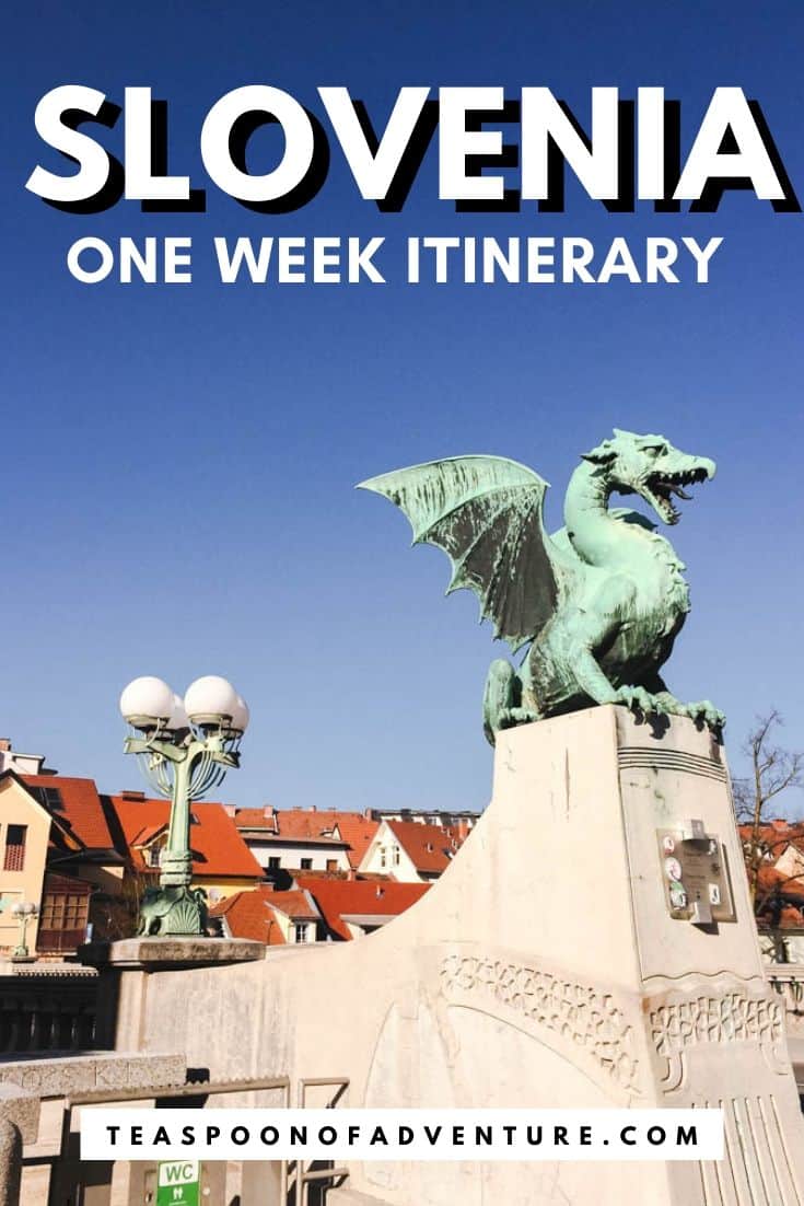 One Week in Slovenia 27 How to spend one week in Slovenia! Slovenia is an under the radar European country that deserves your attention. Check out Lake Bled, Ljubljana and more in this one week itinerary! #slovenia #ljubljana #lakebled #lakebohinj #travel #europe #traveltips #itinerary #traveleurope