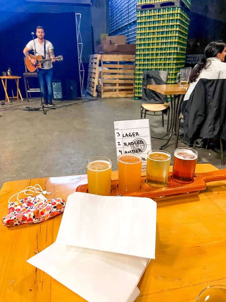 Happy hour at Cannery Brewing in Penticton, BC