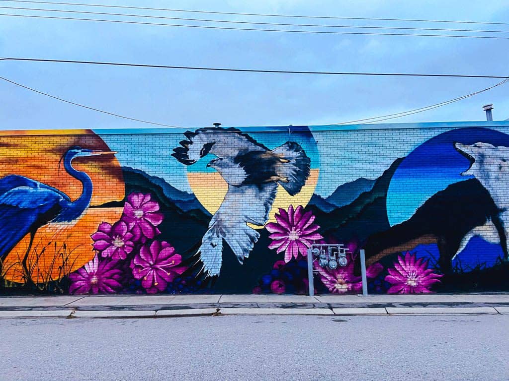 Mural street art in Penticton