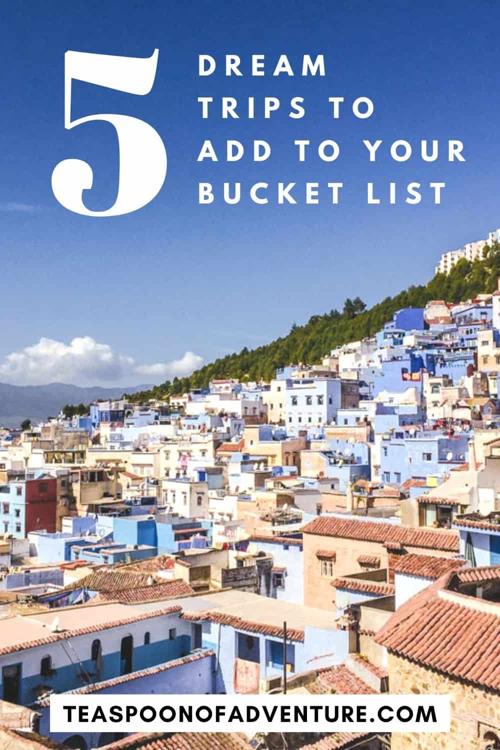 5 Dream Trips I Can't Wait to Take 9 5 DREAM TRIPS TO ADD TO YOUR BUCKET LIST! Check out my top five trips I can't wait to go on. Inspire your wanderlust and add to your travel bucket list! #travel #trip #itinerary #bucketlist #dreamtrip #honeymoon #babymoon #antarctica #europe #colombia #taiwan