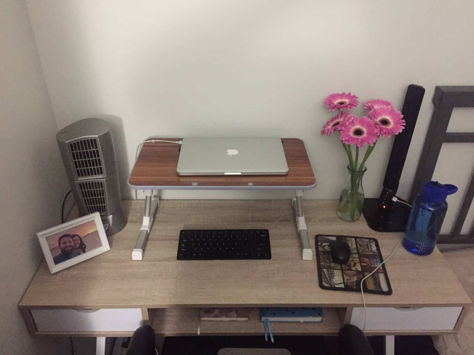 2020: A Year in Review 13 work from home desk
