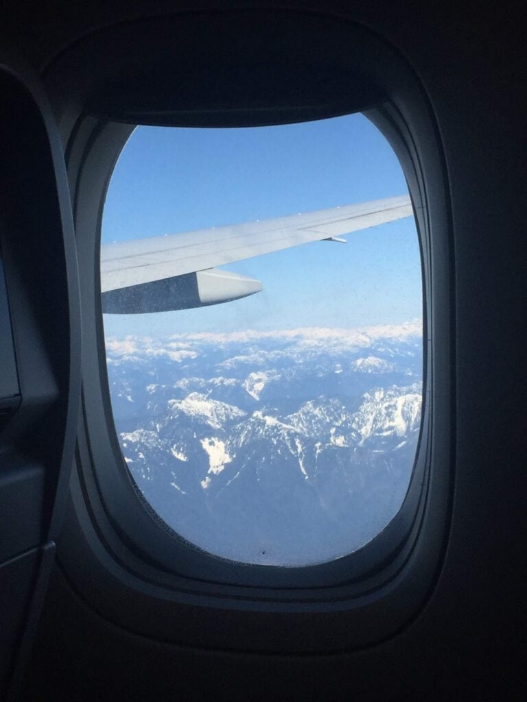 plane window