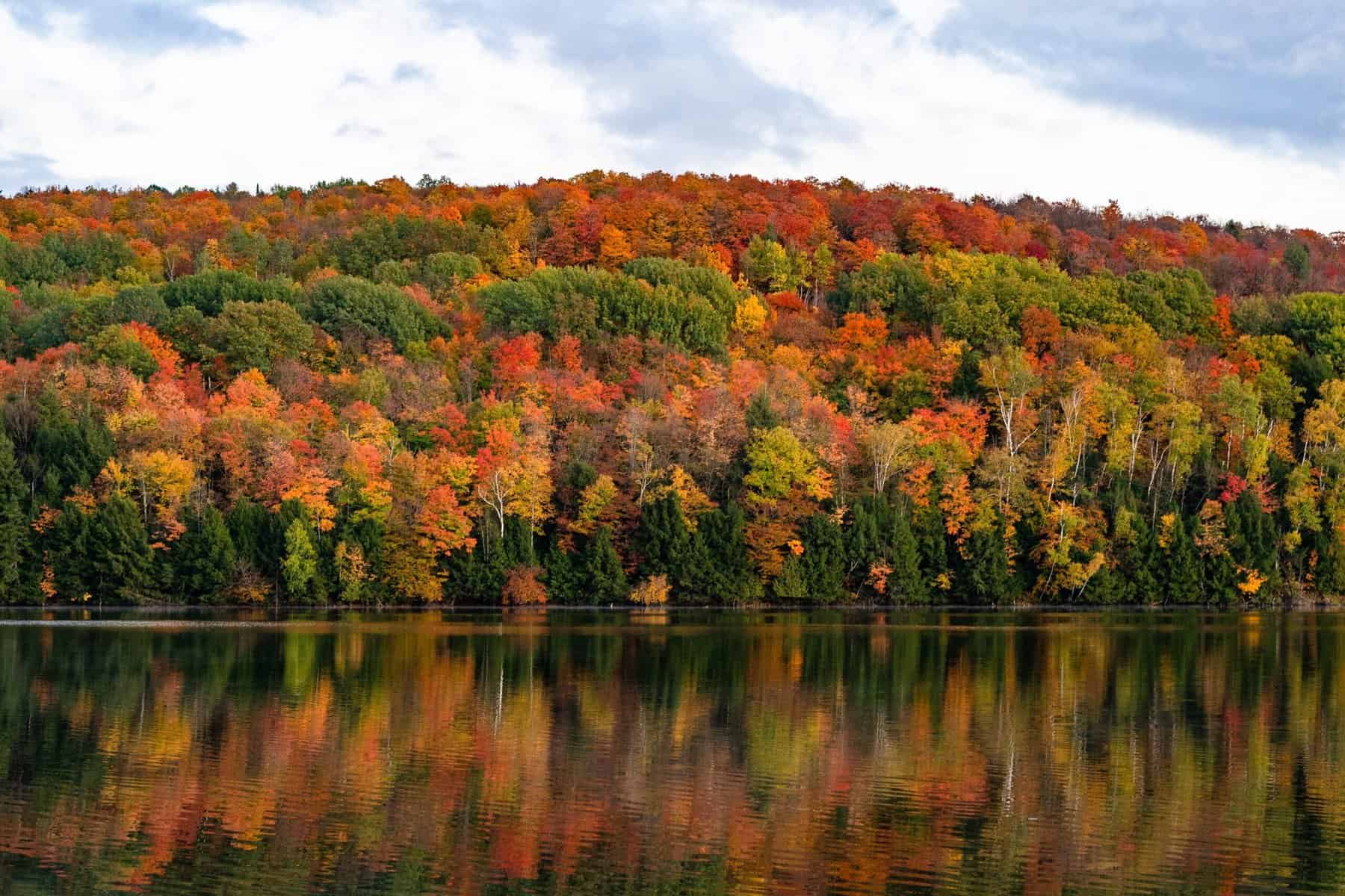 Fall foliage in Vermont, New England