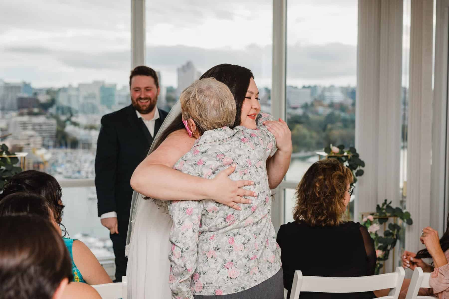 Which Wedding Traditions Did We Actually End Up Skipping? 11 greeting our guests before our ceremony