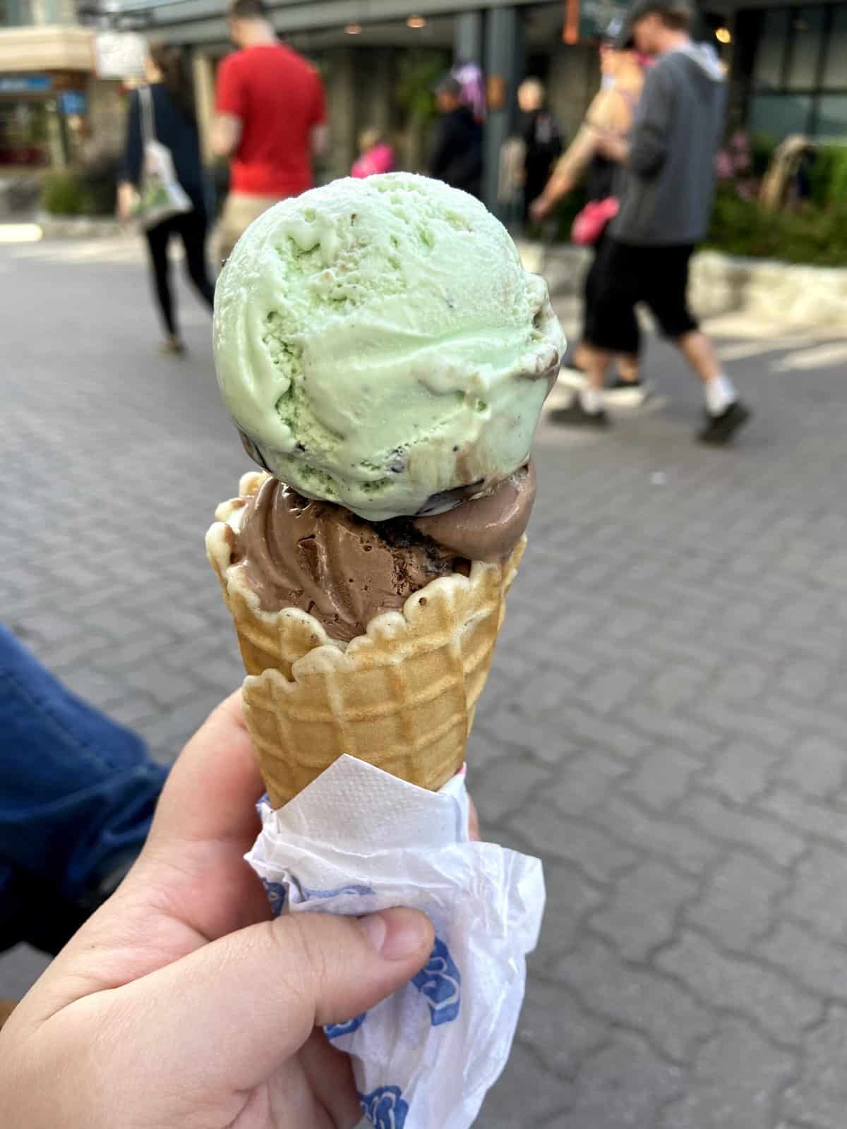 Cows ice cream in Whistler, BC