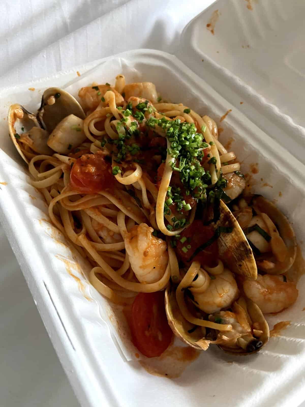 Pasta from Quattro in Whistler