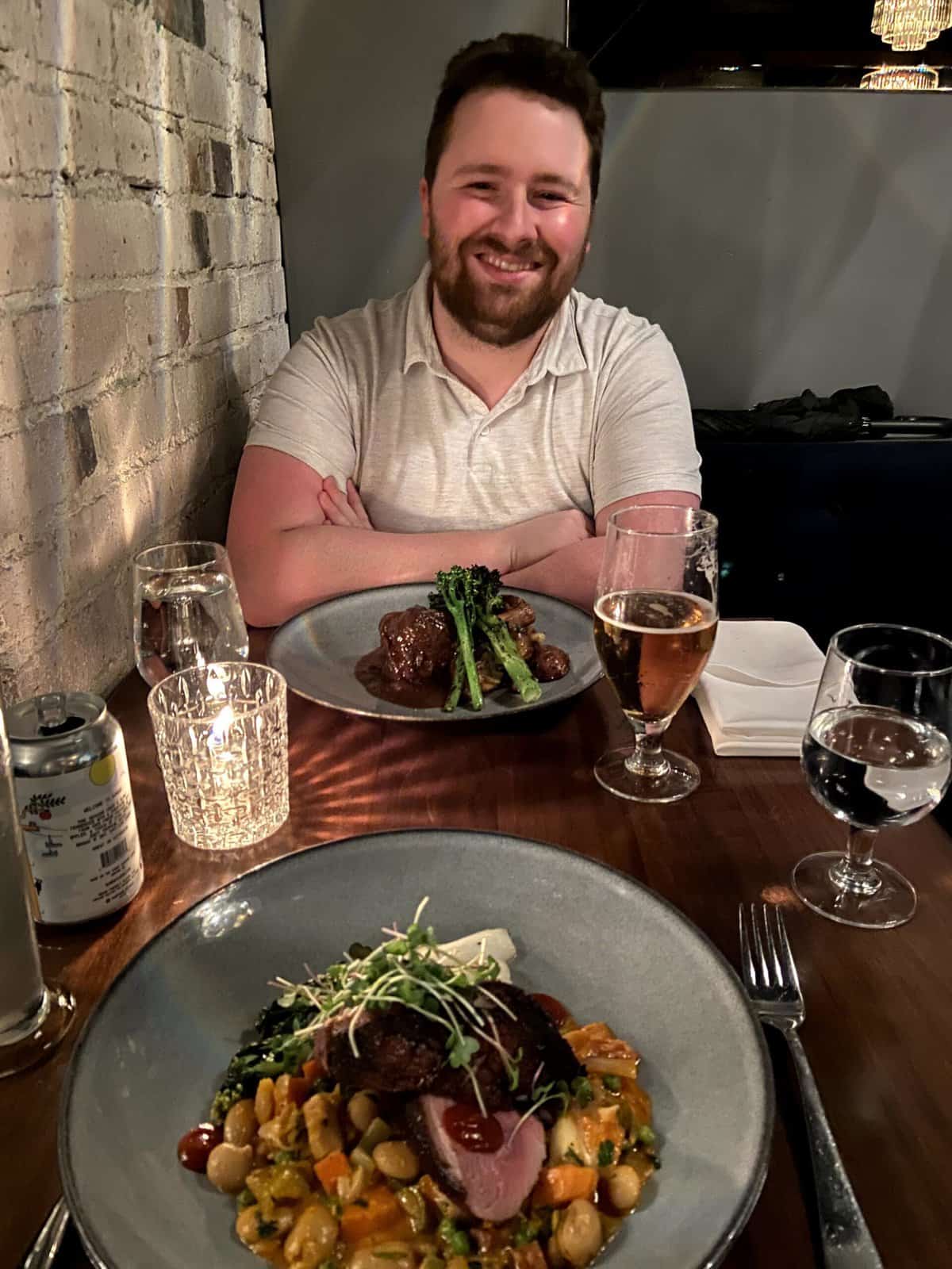 Dinner at Brix and Mortar