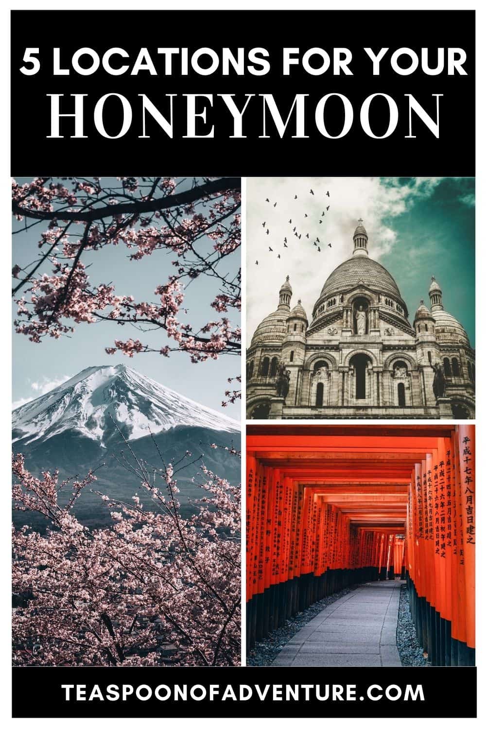 5 Honeymoons I Won't Be Going On 31 5 HONEYMOON ITINERARIES for couples who love travel and adventure! From France to New Zealand and Japan to Canada, check out 5+ honeymoon itineraries for the perfect romantic couples vacation with just the right amount of adventure and exploring! #honeymoon #couplestrip #couples #wedding #weddingplanning #vacation #travel #newzealand #japan #france #greece #newengland #canada #weddingideas #bride #groom #travelplanning #travelideas #itinerary