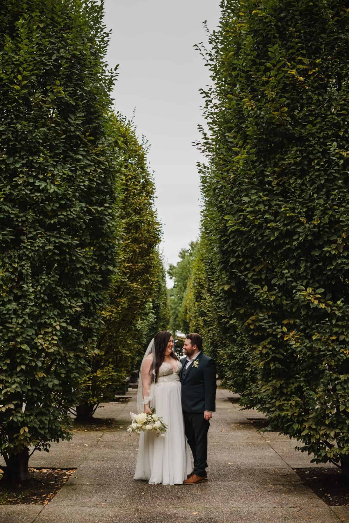 yaletown elopement portrait