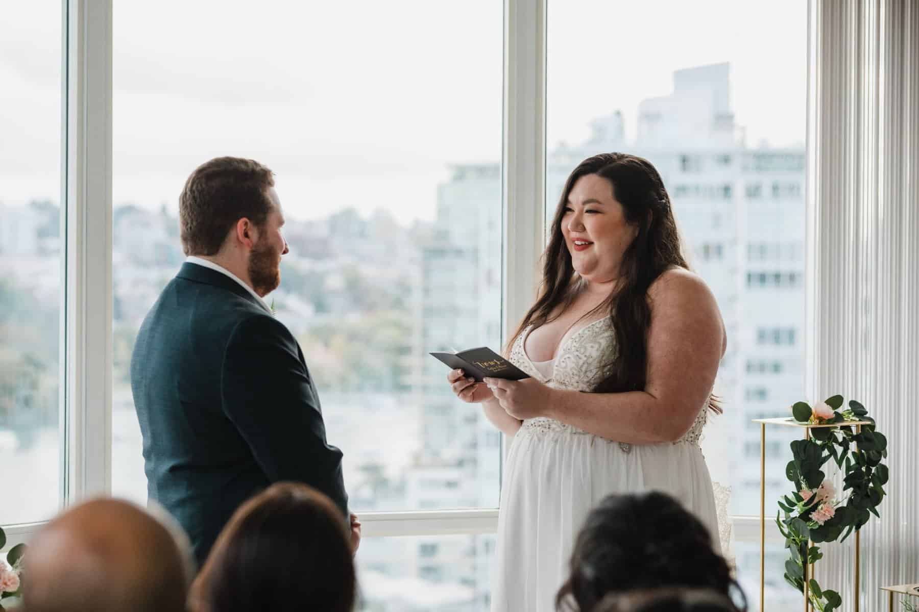 yaletown wedding ceremony vows
