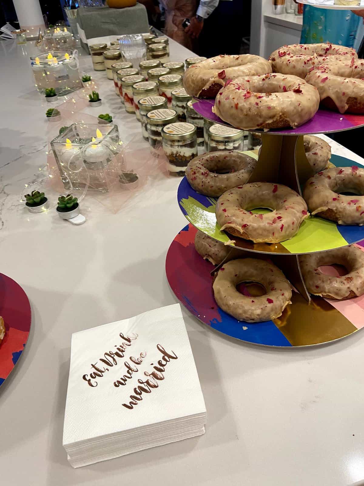 cartems donuts for wedding reception dessert