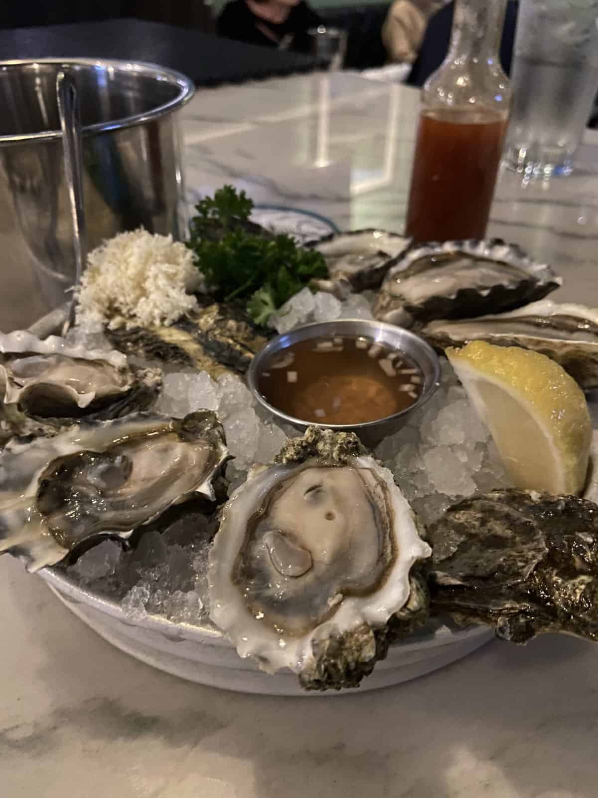 Month in Review: November 2021 9 fanny bay oysters with mom