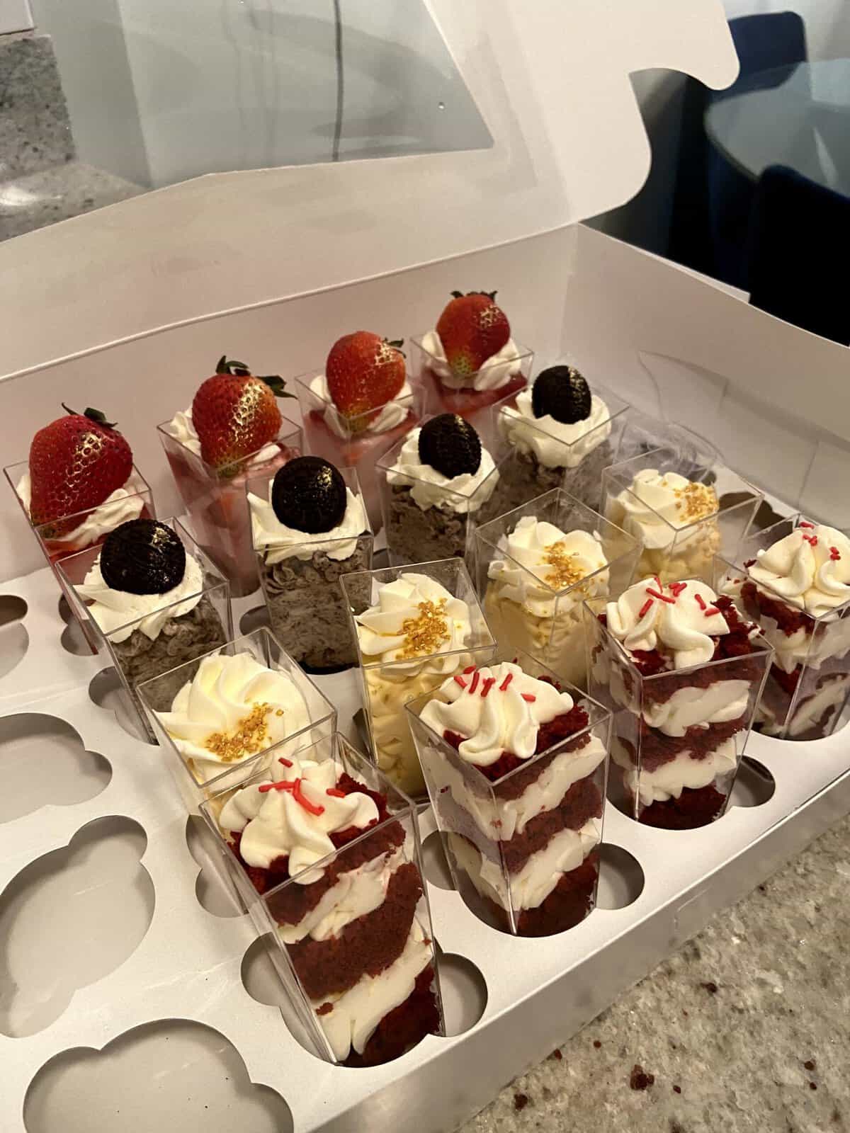 wedding dessert tasting