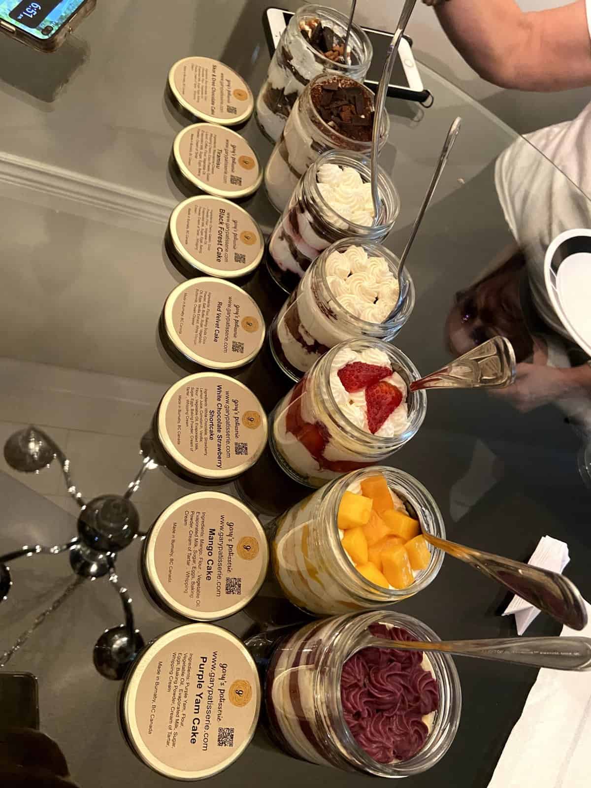 wedding dessert tasting