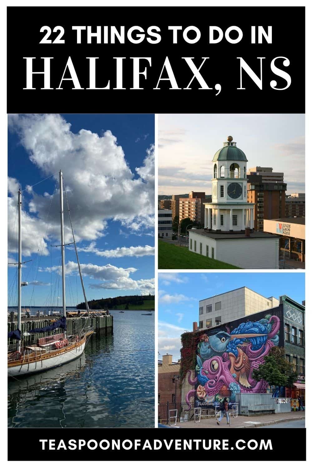 22 Fun Things to Do in Halifax, Nova Scotia 3 Halifax, Nova Scotia is a fun city with tons of culture, activities, history and incredible food. Check out 22 things to do in Halifax! #halifax #novascotia #canada #waterfront #travel #travelcanada #itinerary #halifaxitinerary #lunenburg #peggyscove #lighthouse