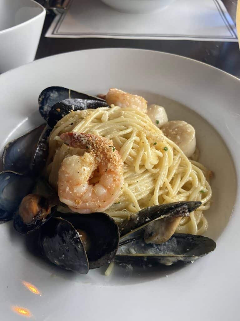 What to Eat in Halifax, Nova Scotia, Canada 9 seafood spaghetti at the bicycle thief in halifax