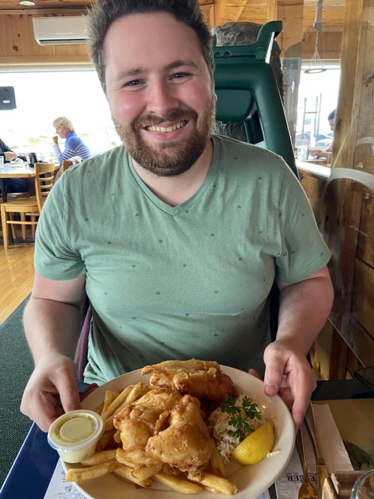 What to Eat in Halifax, Nova Scotia, Canada 22 lunch at Sou’Wester Gift & Restaurant Company Ltd. in Peggys Cove, Nova Scotia