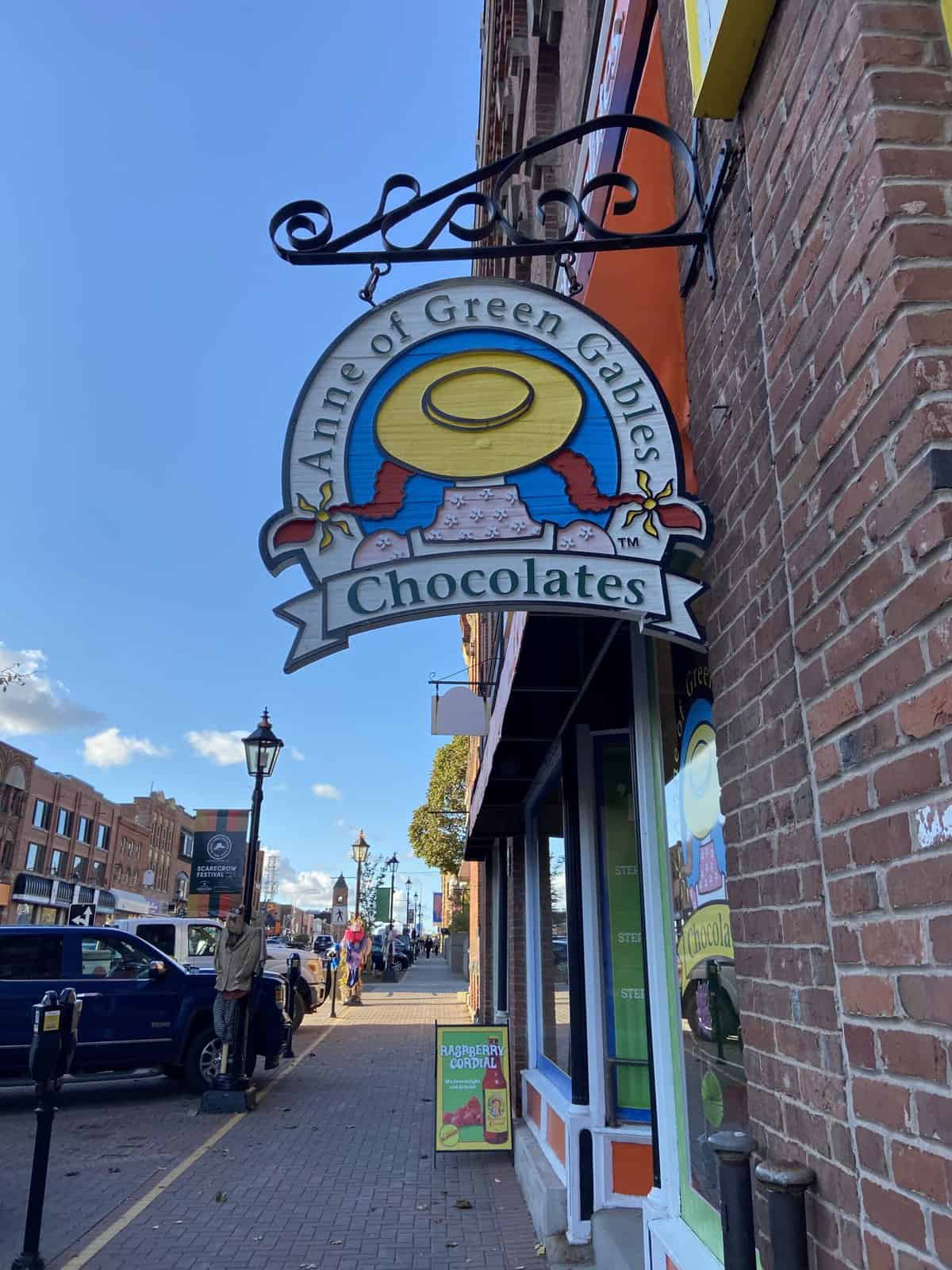 Anne of Green Gables Chocolates in Charlottetown, PEI