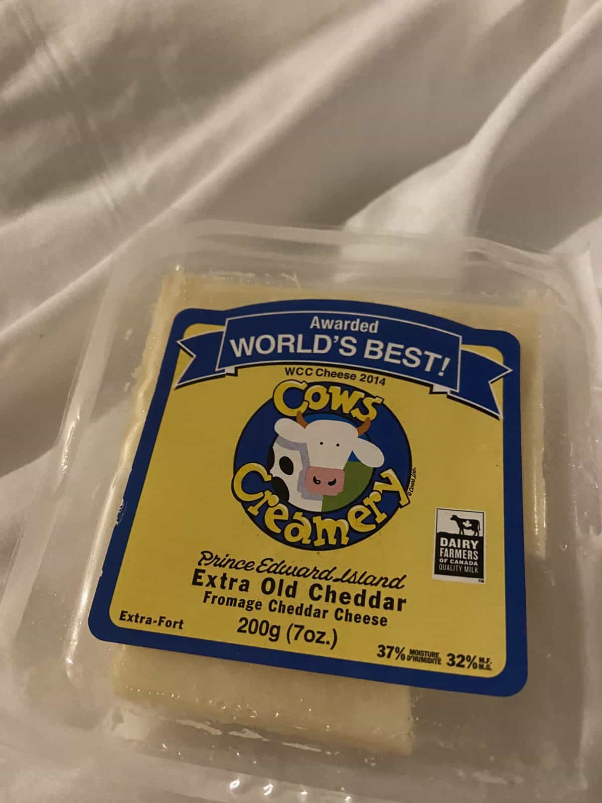 Cheese from the Cows factory tour in Charlottetown, Prince Edward Island