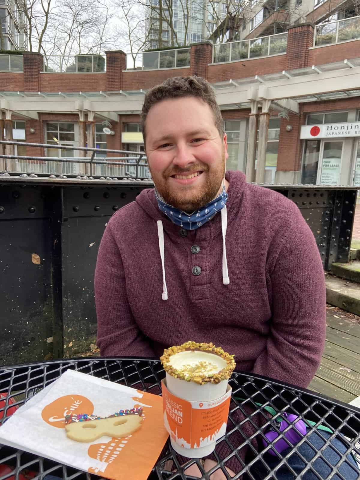 2022: A Year in Review 3 Hot chocolate festival date at Sciue in Yaletown