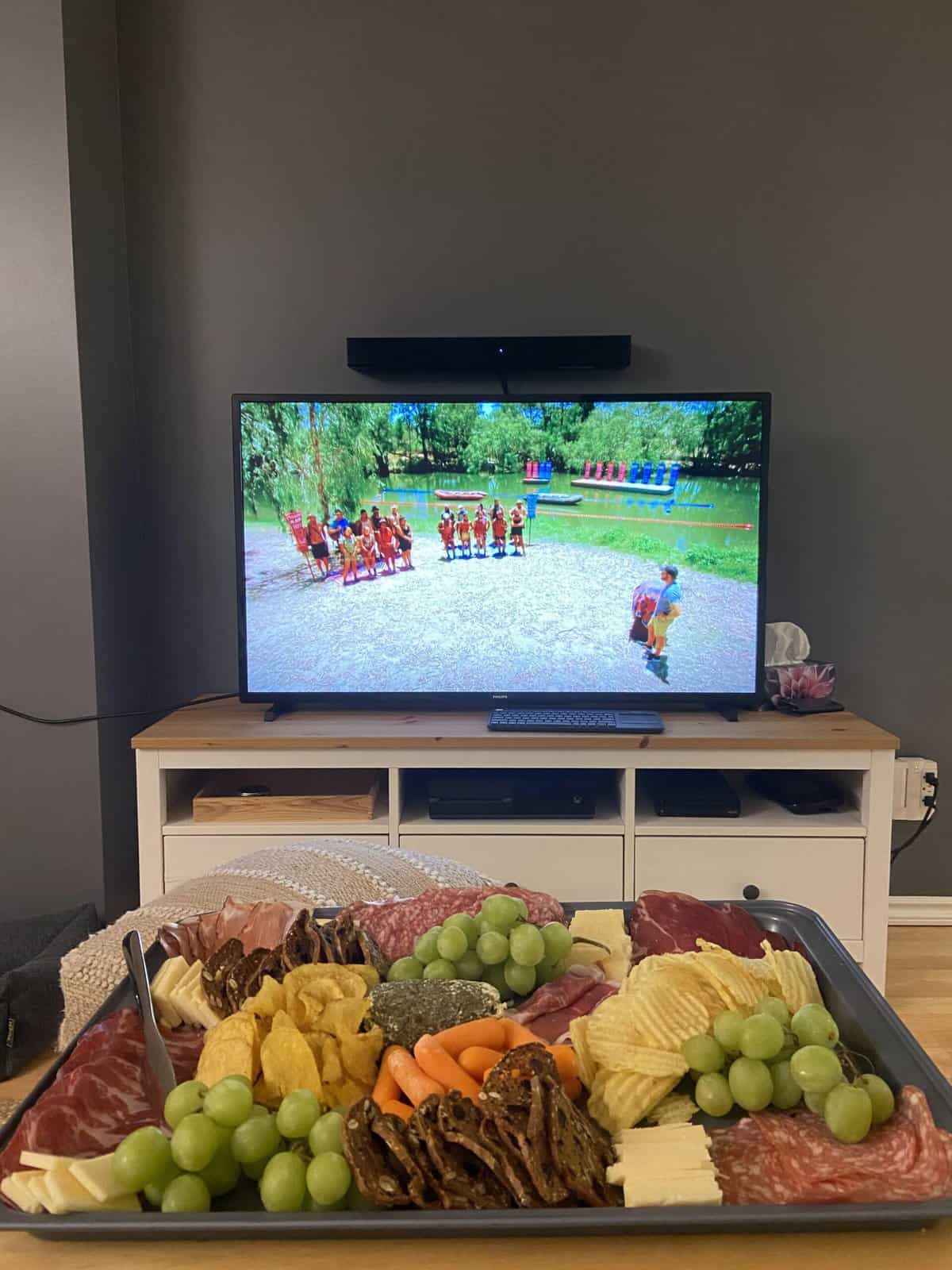 Month in Review: February 2022 5 Charcuterie board and Survivor on TV