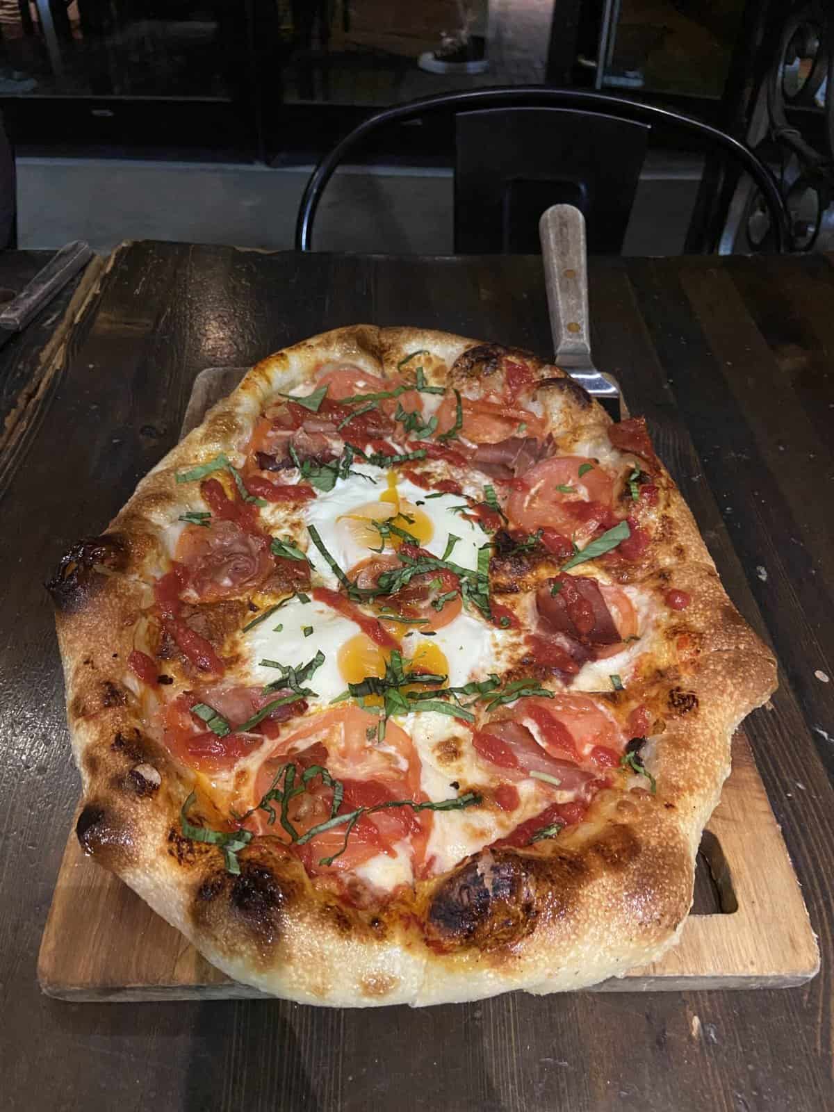 pizza from The Parlour in Yaletown