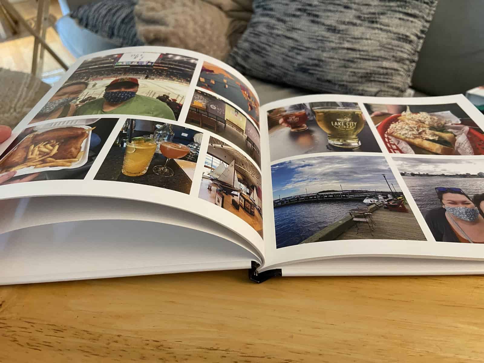 Shutterfly photo book pages not lying flat