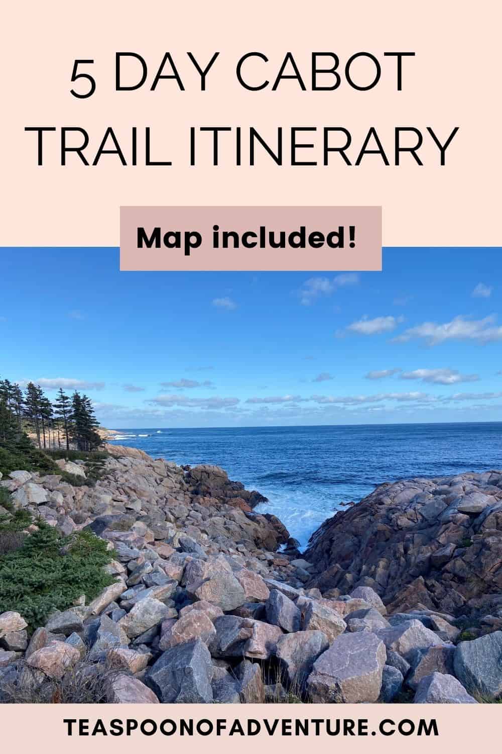 CAPE BRETON ISLAND, NOVA SCOTIA: Check out how to spend 5 days on Cape Breton Island with my Cabot Trail itinerary! Where to stay, when to go, what to see and more on the Cabot Trail! #cabottrail #capebreton #capebretonisland #roadtrip #travel #novascotia #canada #travelcanada