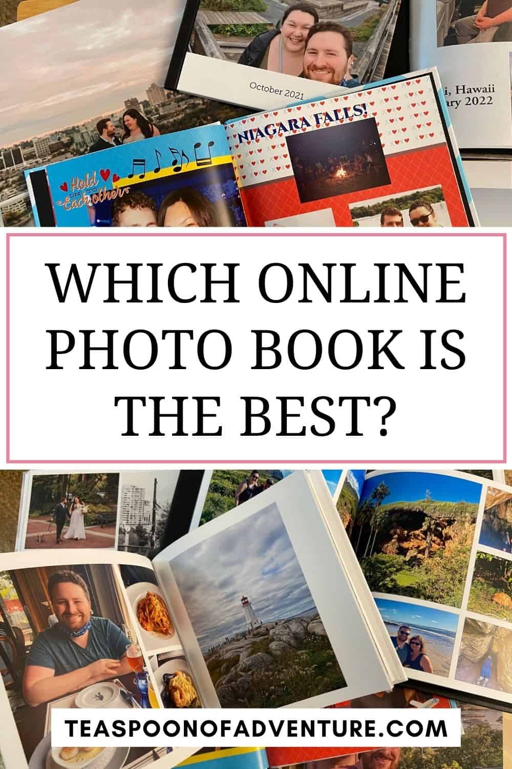 Which online photo book service is best? Comparing travel books I've made with Shutterfly, Mixbook, Vistaprint, Artifact Uprising and more! #photoalbum #travel #photos #photography #album #shutterfly #mixbook #vistaprint #review #photobook