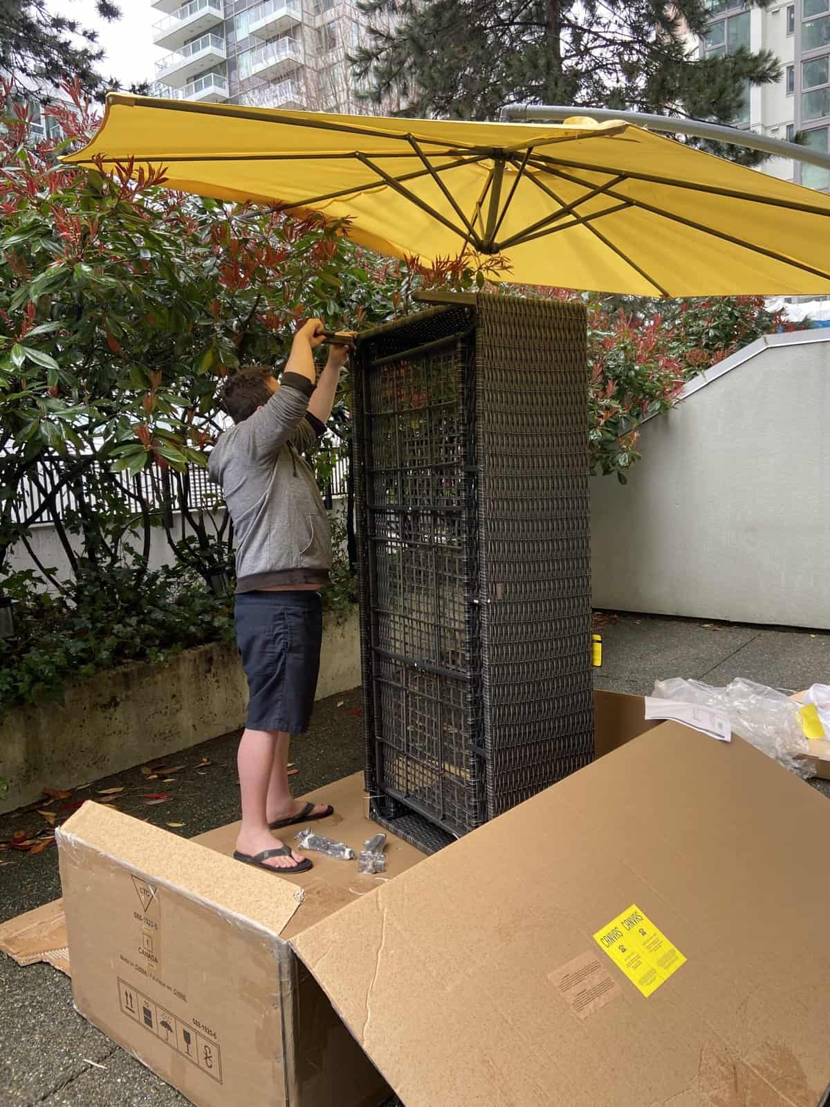 Month in Review: April 2022 3 setting up our Yaletown patio for summer