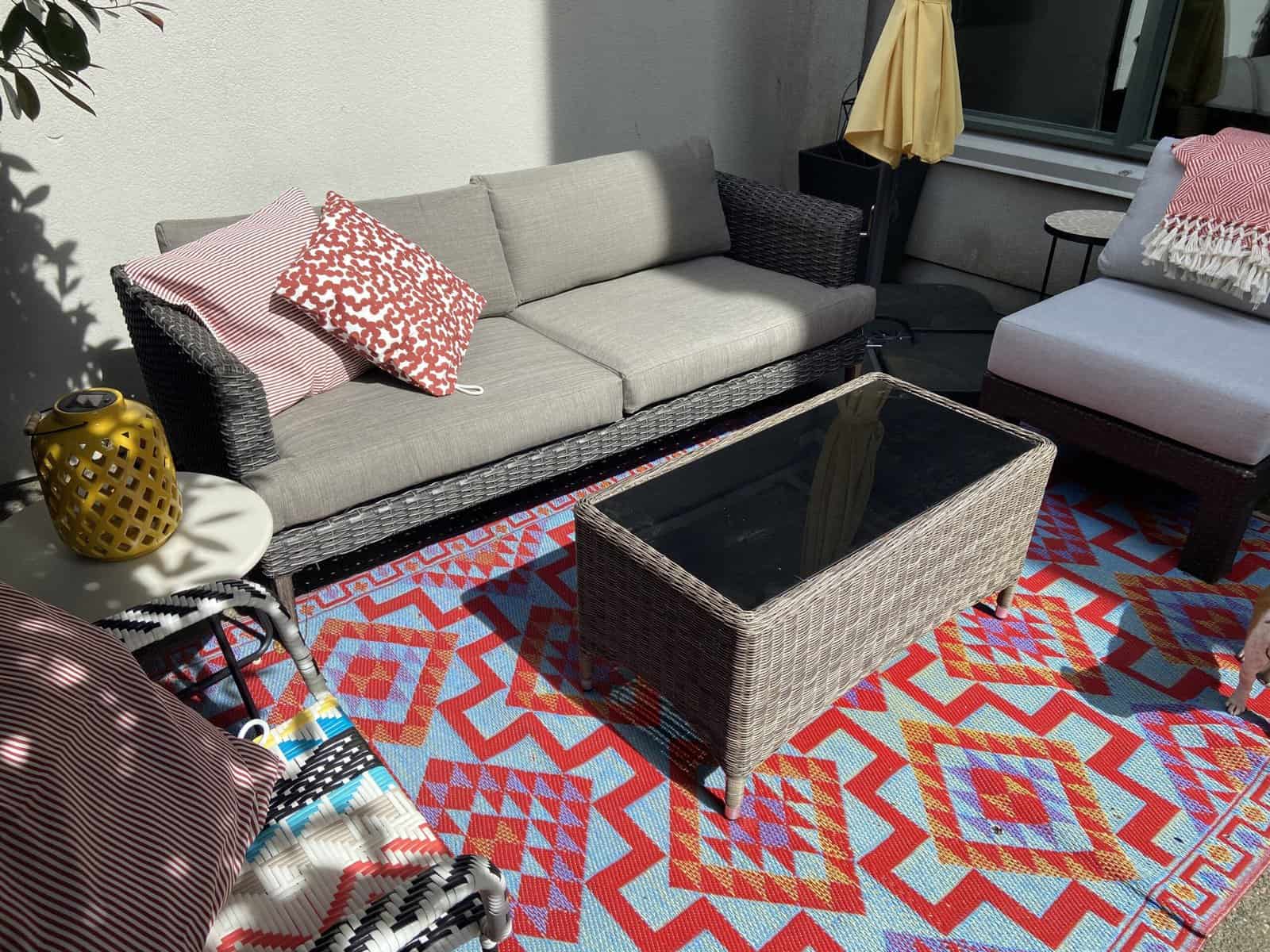 Our Budget Patio Makeover 13 patio makeover with coffee table