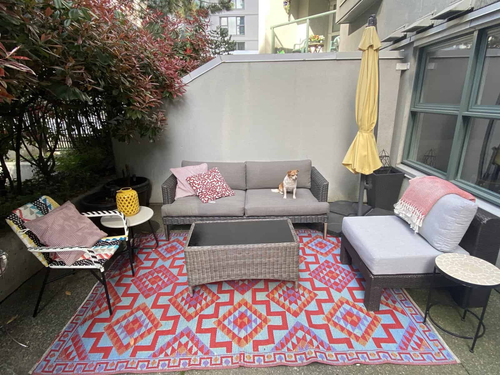 Our Budget Patio Makeover 9 budget patio makeover conversation space