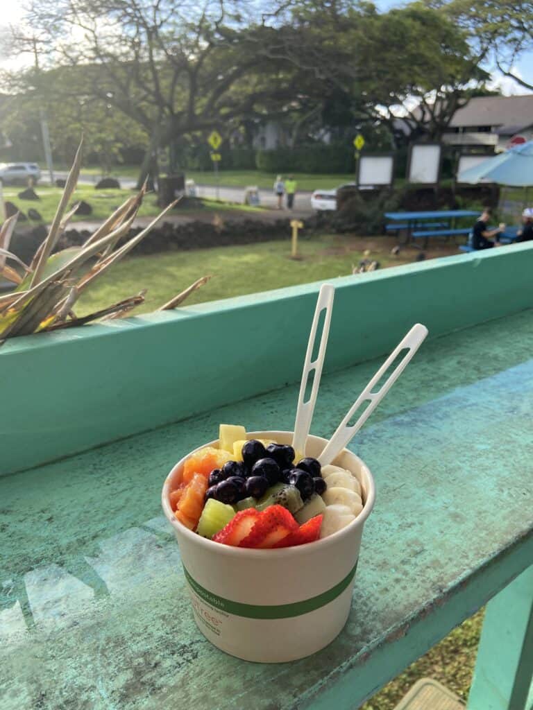 The 10 Best Places to Eat in Kauai 26 Acai bowl from Little Poipu Coffee, Kauai, Hawaii