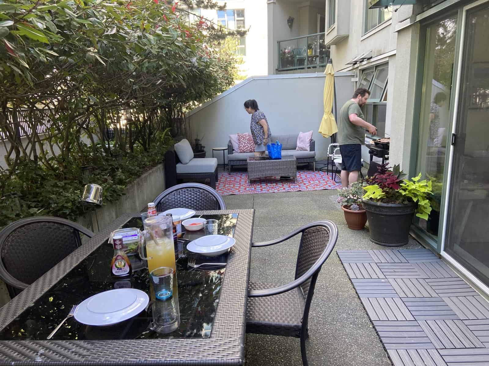 Month in Review: June 2022 4 hosting a BBQ on our yaletown patio