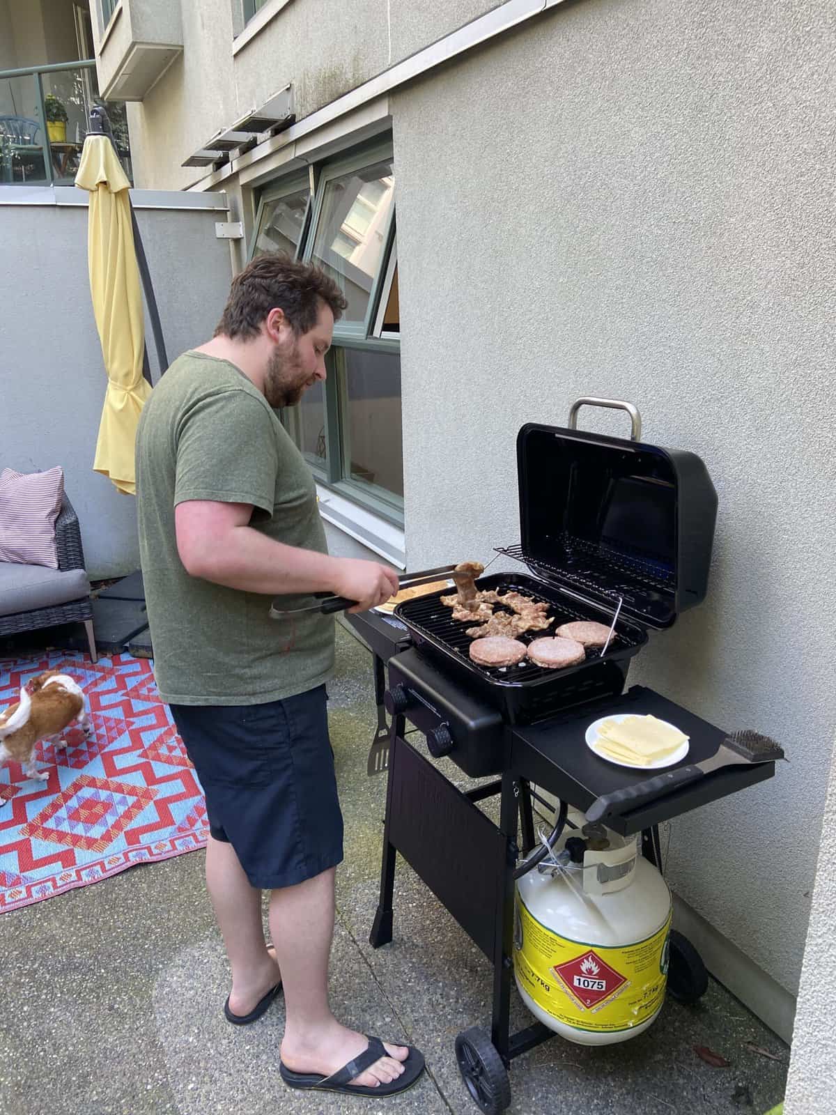 Month in Review: June 2022 8 Colin barbecuing at the BBQ