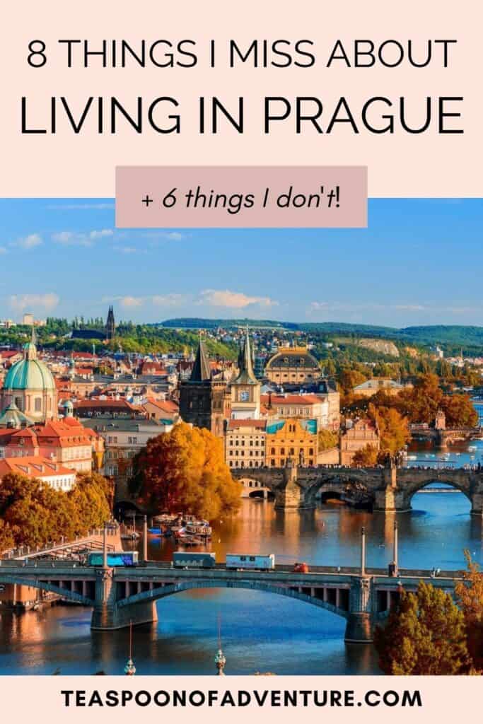8 Things I Miss About Living in Prague 3 After a year abroad and now coming back home, here are 8 things I miss about living in Prague! Plus, I'm sharing 6 things I don't miss about expat life in Europe. #prague #europe #travel #expat #expatlife #czechrepublic