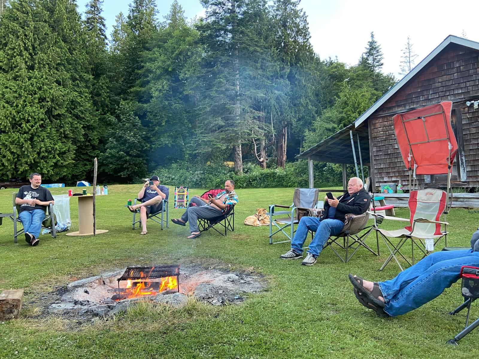 Month in Review: July 2022 14 around the campfire at pender harbour