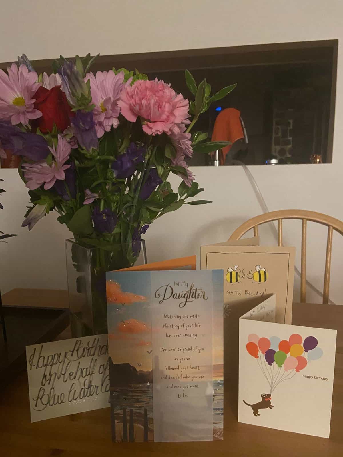 Month in Review: July 2022 16 birthday flowers and birthday cards for my 30th birthday