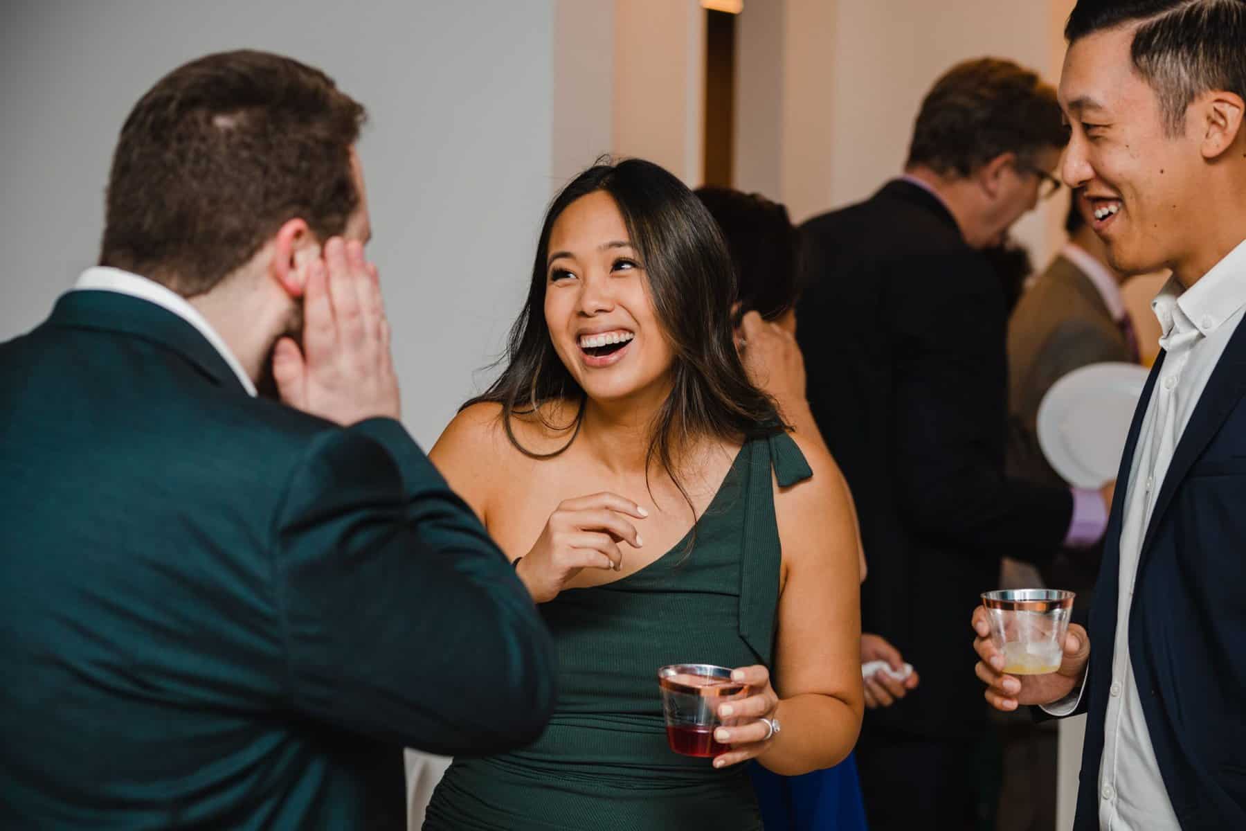 The 15 Best Moments From Our Wedding Day 35 hanging out with guests on our wedding day