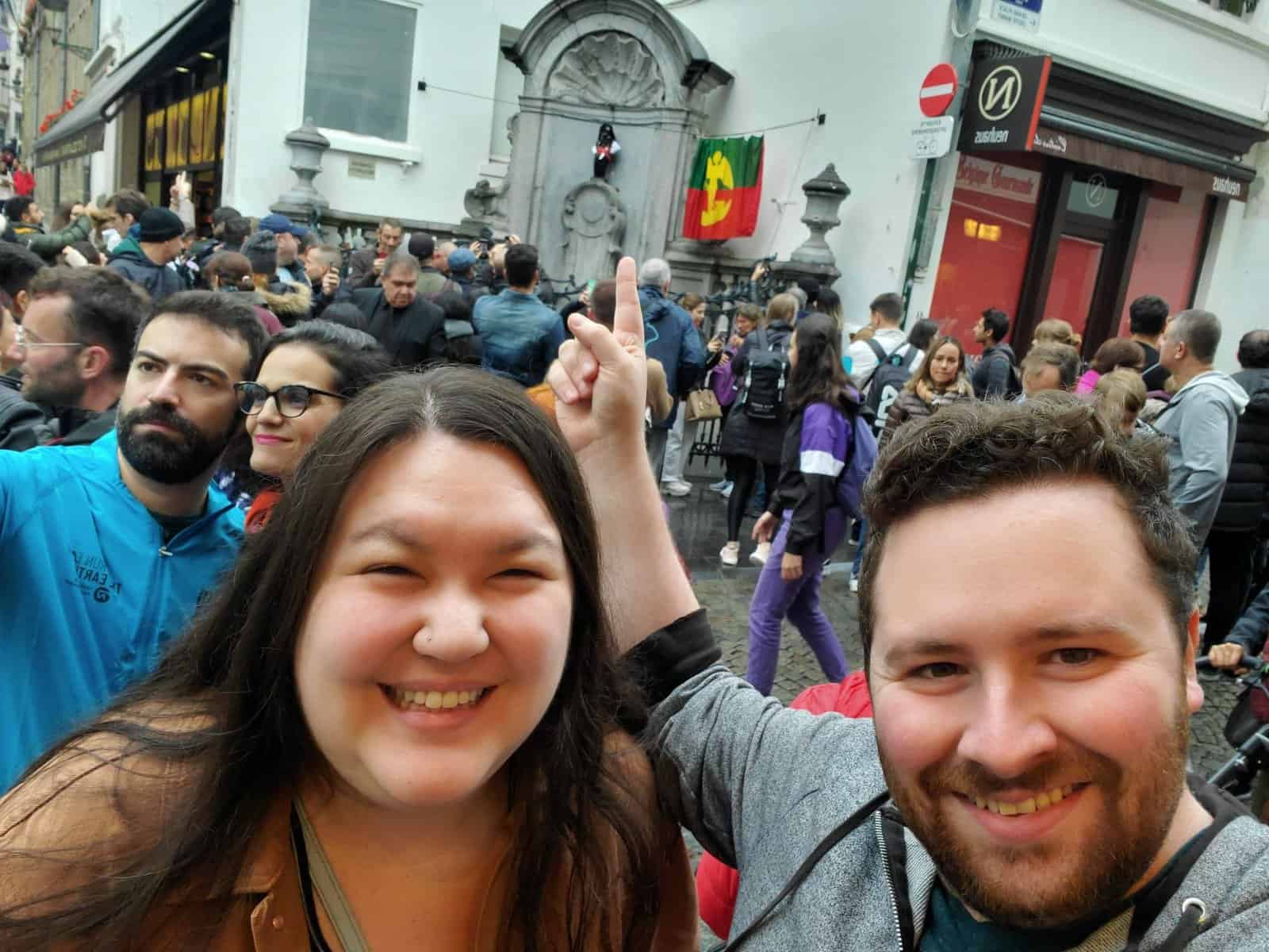 Month in Review: September 2022 12 selfie mannekin pis in brussels, belgium