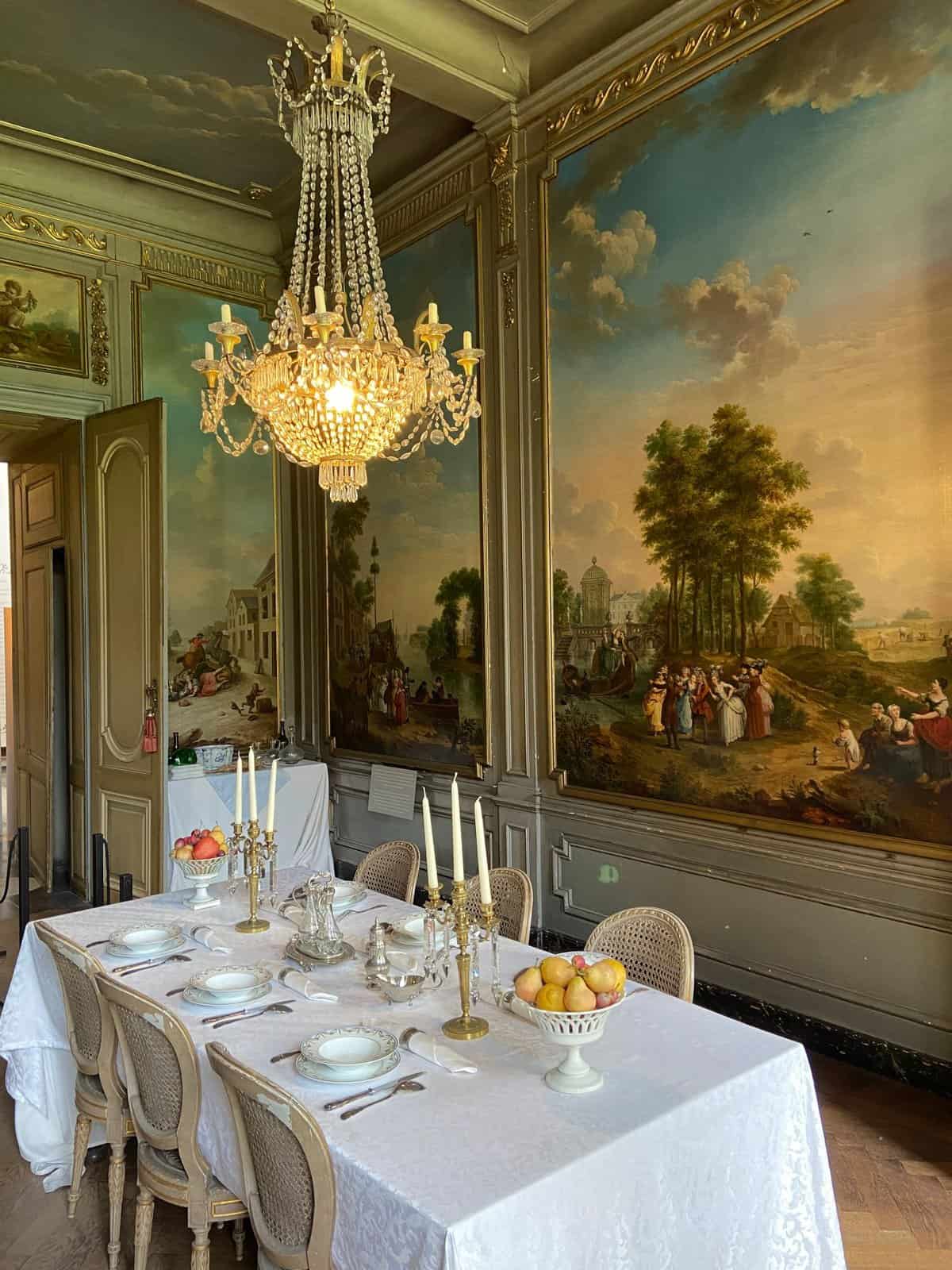 11+ Stunning Things to Do in Ghent, Belgium 14 dining room of Hotel d'Hane Steenhuyse, Ghent