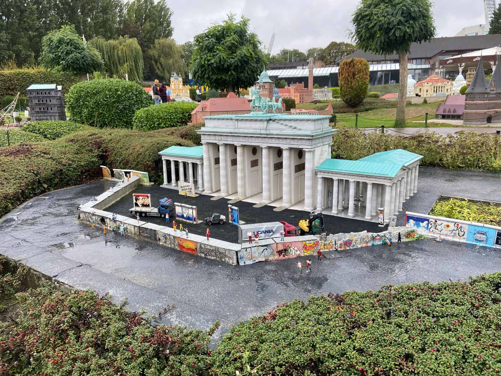 How to Explore All of Europe While Visiting Brussels 6 Berlin Wall at Mini Europe in Brussels, Belgium