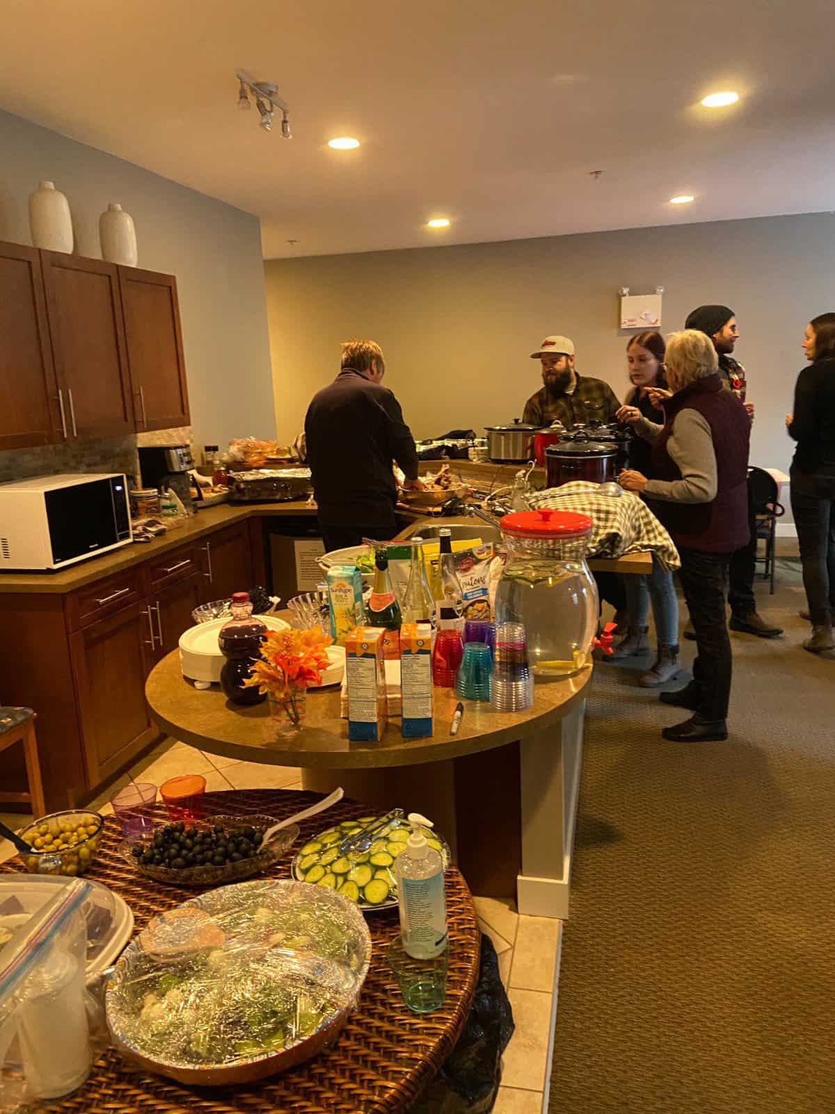 Marriott family dinner, thanksgiving and christmas