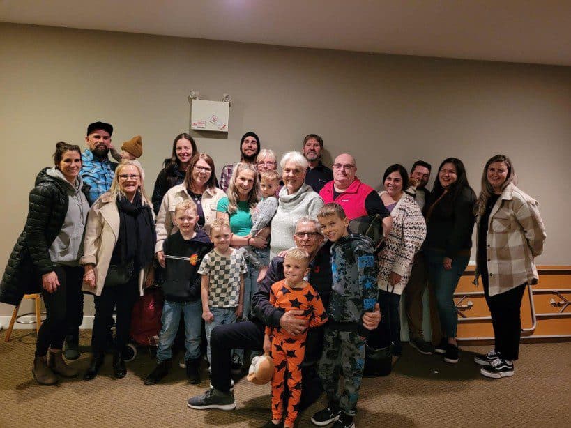 2022: A Year in Review 12 family dinner with the Marriott family