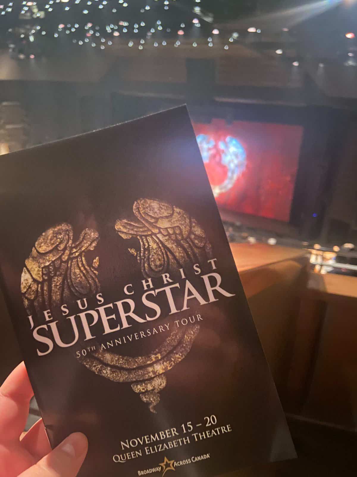 jesus christ superstar at the queen elizabeth theatre in vancouver