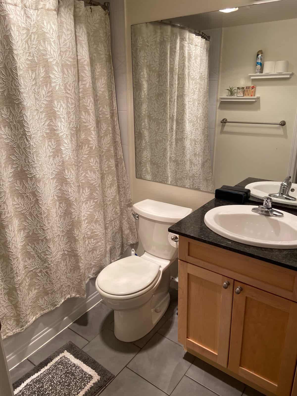 Welcome Home! Our New Vancouver Apartment Tour 20 bathroom in our vancouver rental apartment